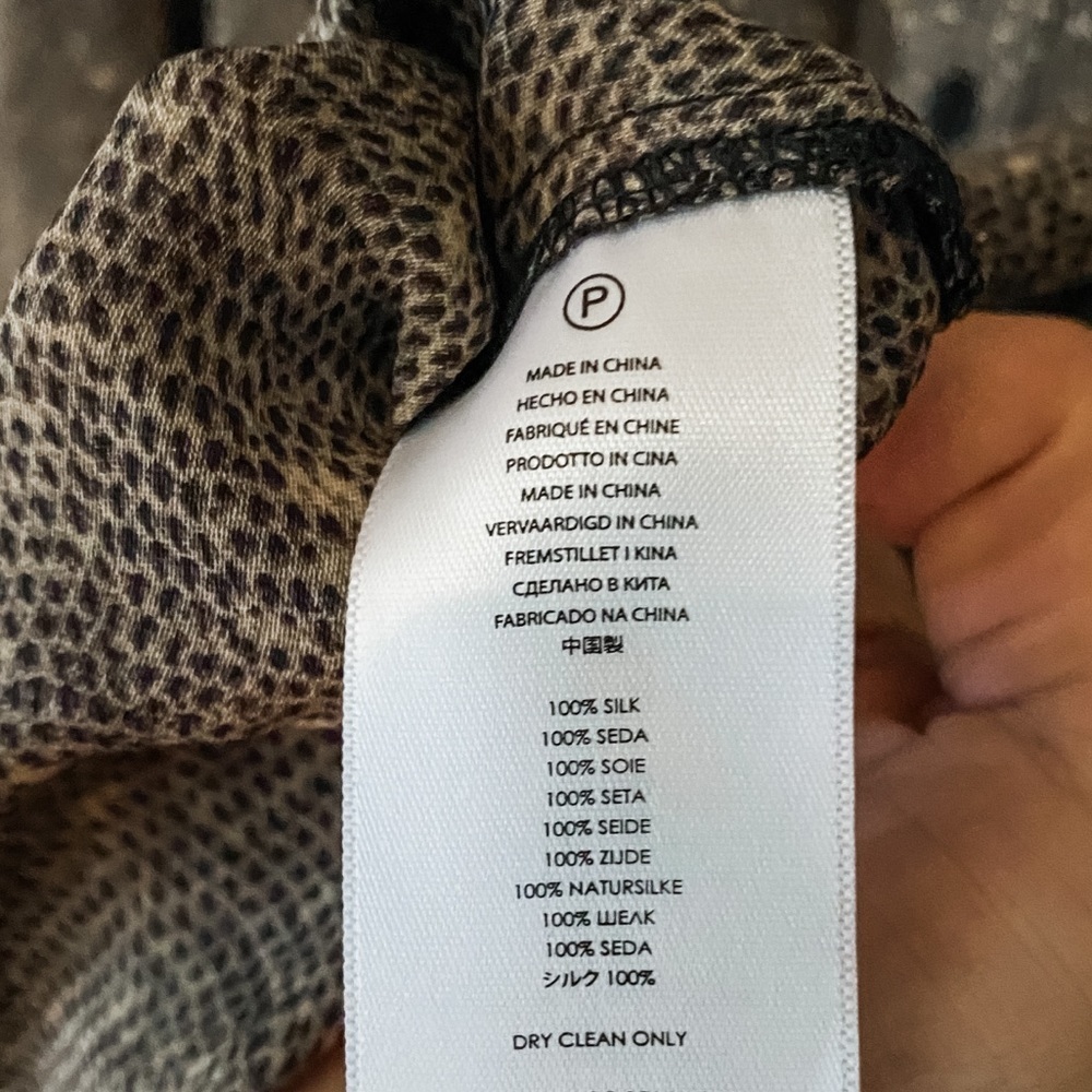 Michael Kors Snake Print Tunic Blouse - Picture 5 of 7